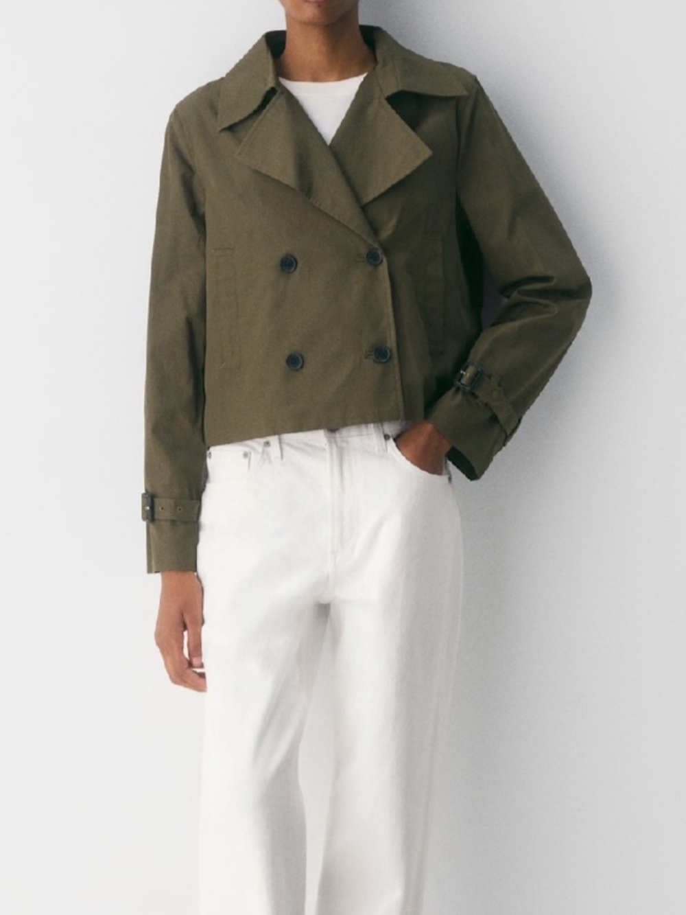 Aritzia The Esquire Short Trench Coat - City Twill